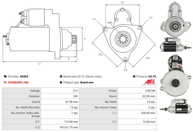 AS-PL S0303 Starter