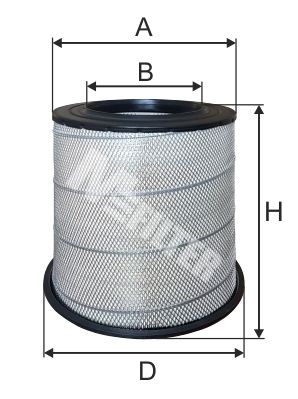 Повітряний фільтр, Mfilter A529