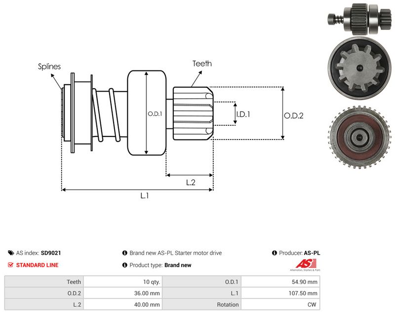 Vabajooks, starter, AS-PL SD9021
