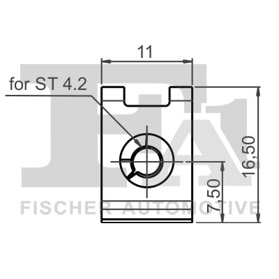 FA1 99-10028.5 Sheet Metal Nut