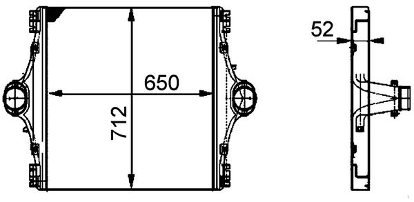 MAHLE CI 99 000P Charge Air Cooler