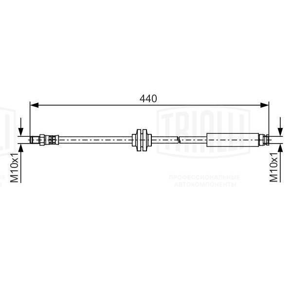 Гальмівний шланг, Trialli BF1609