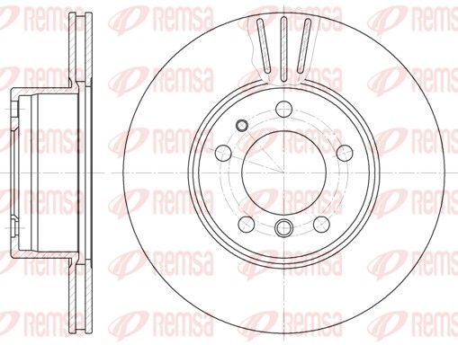 Гальмівний диск, Remsa 6348.10