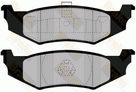 Brake Engineering Brake Pad Set, disc brake PA1331