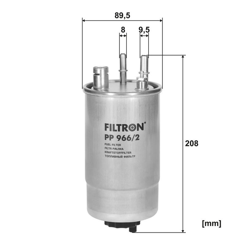 Kütusefilter, FILTRON PP 966, 2