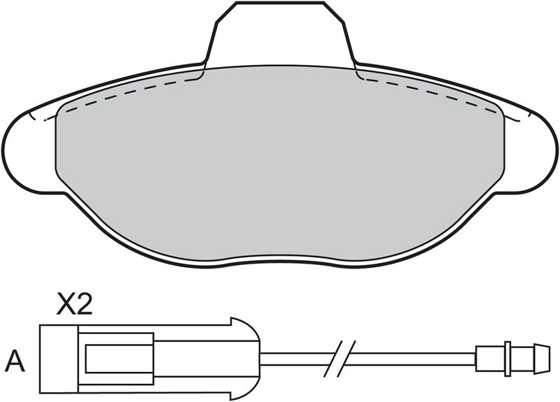 VALEO 601021 Brake Pad Set, disc brake
