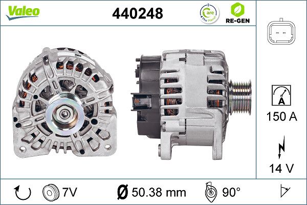 VALEO Dynamo / Alternator 440248