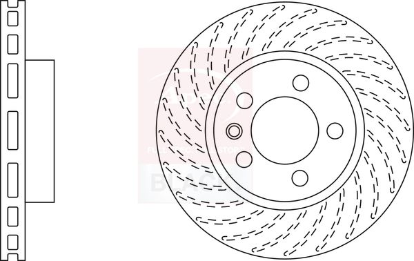 APEC Brake Disc DSK2308B