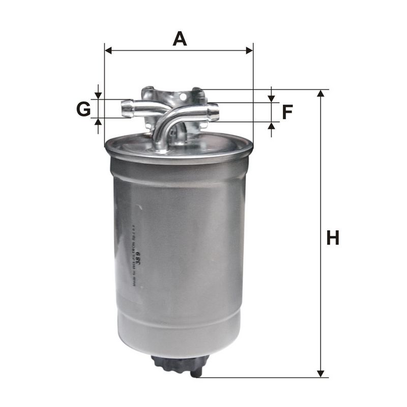 Kütusefilter, FILTRON PP 839, 8