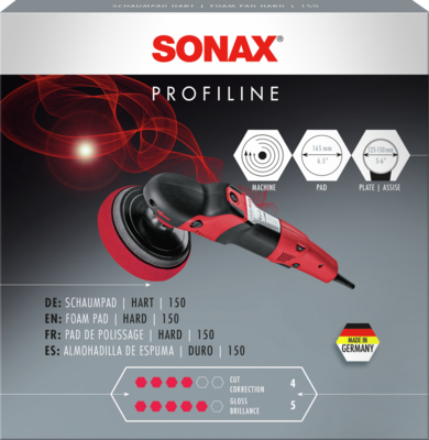 Disc suport polizor SONAX PROFILINE Foam Pad hard 150 04922410