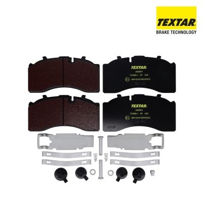 set placute frana,frana disc 2926901 TEXTAR
