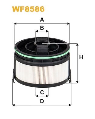 Фільтр палива, Wix Filters WF8586