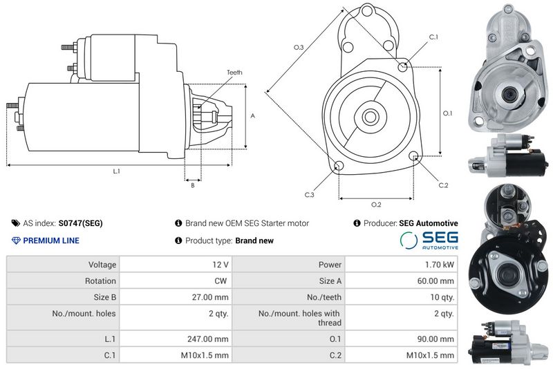 AS-PL S0747(SEG) Starter