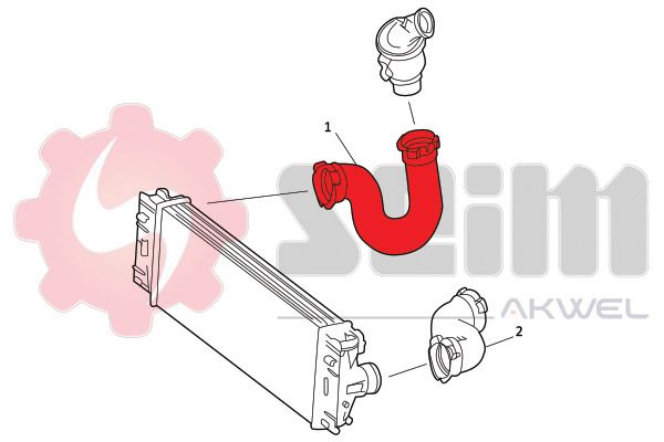 SEIM 981844 Charge Air Hose