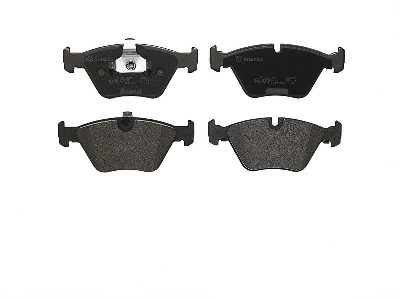 Piduriklotsi komplekt, ketaspidur, BREMBO P 06 022
