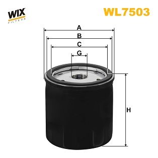 Оливний фільтр, Wix Filters WL7503