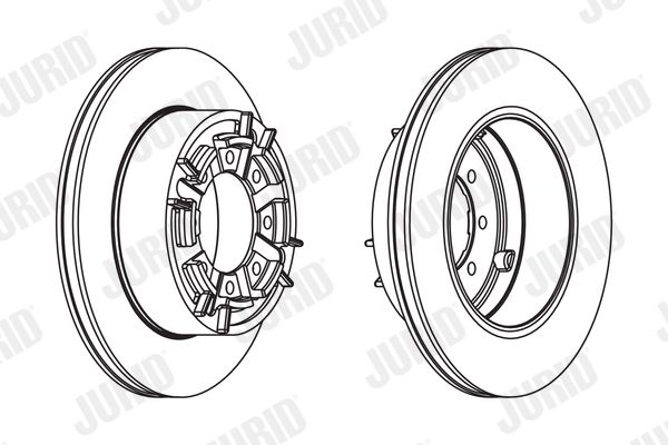 JURID 567128J Brake Disc