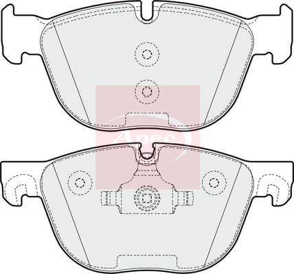 APEC Brake Pad Set, disc brake PAD1614