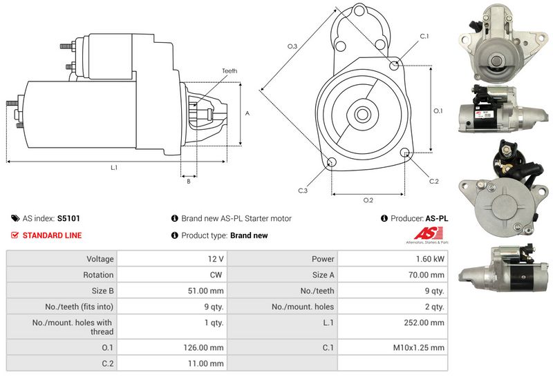 AS-PL S5101 Starter