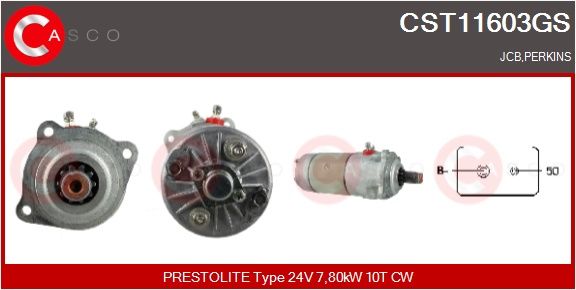 CST11603GS CASCO Motorino d'avviamento 