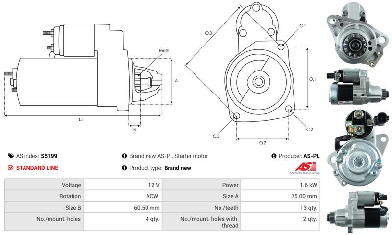 AS-PL S5199 Starter