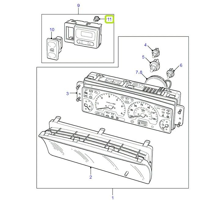AG PARTS 12248 Bulb, instrument lighting