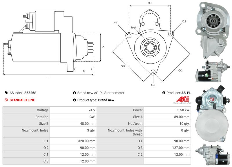 AS-PL S6326S Starter