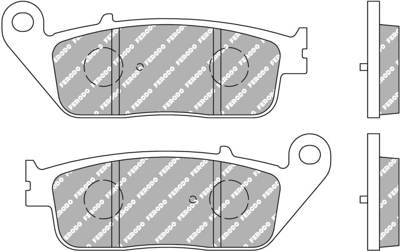 set placute frana,frana disc FERODO FDB2288EF