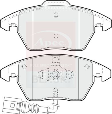 APEC Brake Pad Set, disc brake PAD1313B