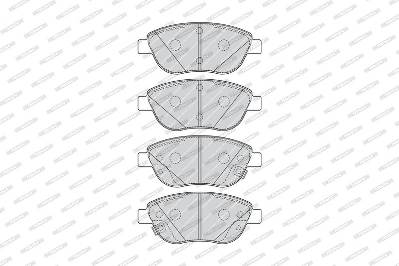 FERODO Plaquettes de frein à disque FDB4458