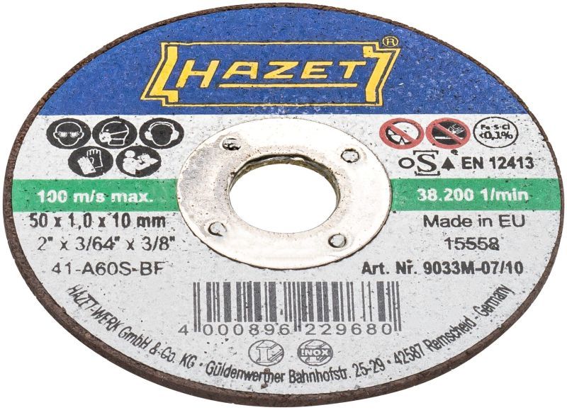 HAZET 9033M-07/10 Cutting Disc Set, angle grinder