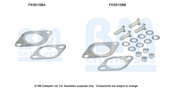 BM CATALYSTS szerelőkészlet, katalizátor FK90108