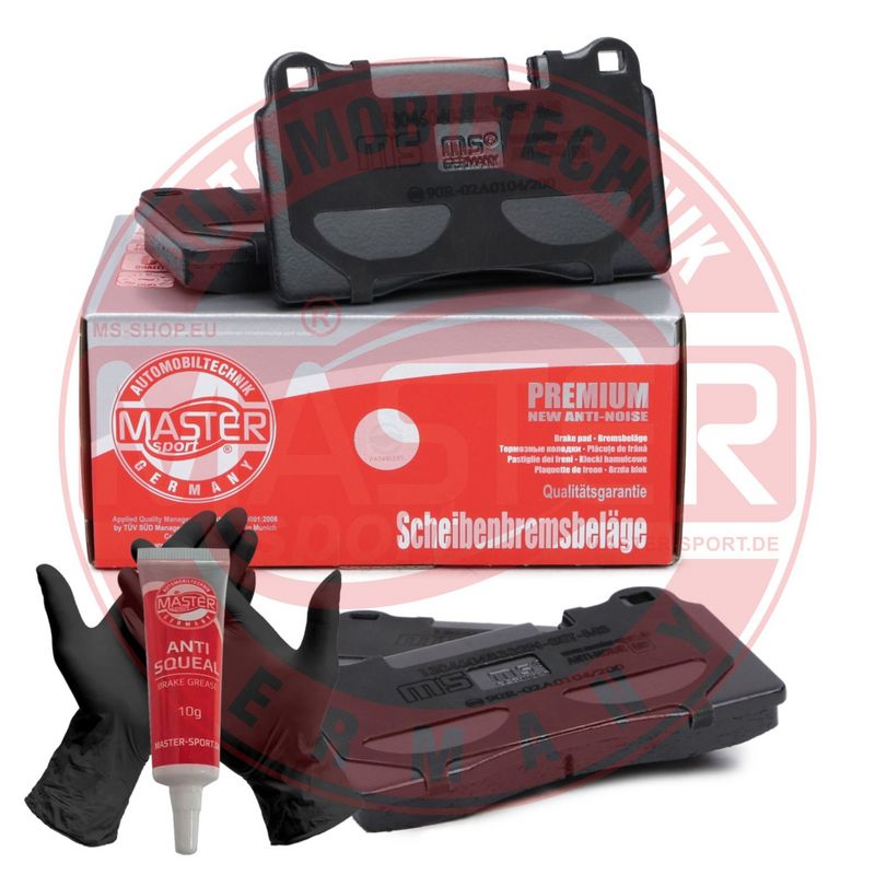 set placute frana,frana disc MASTER SPORT 13046048332N-SET-MS