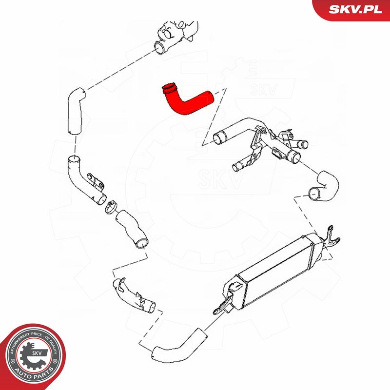 ESEN SKV 43SKV209 Charge Air Hose