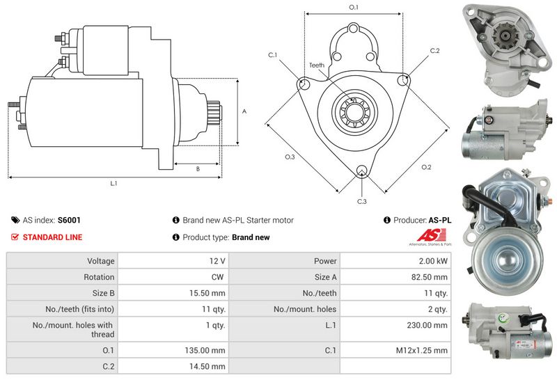 AS-PL S6001 Starter