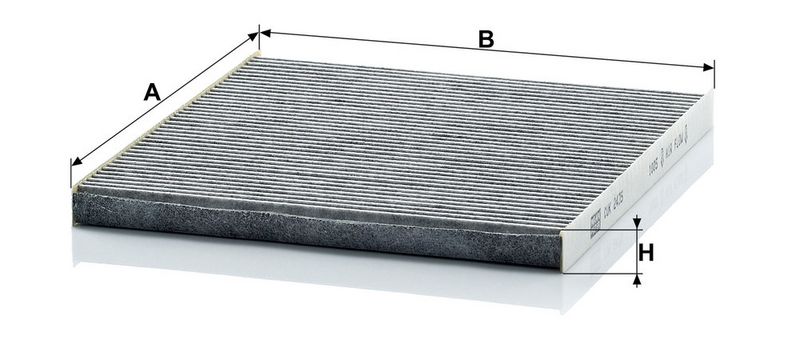 Filter, salongiõhk, MANN-FILTER CUK 2435