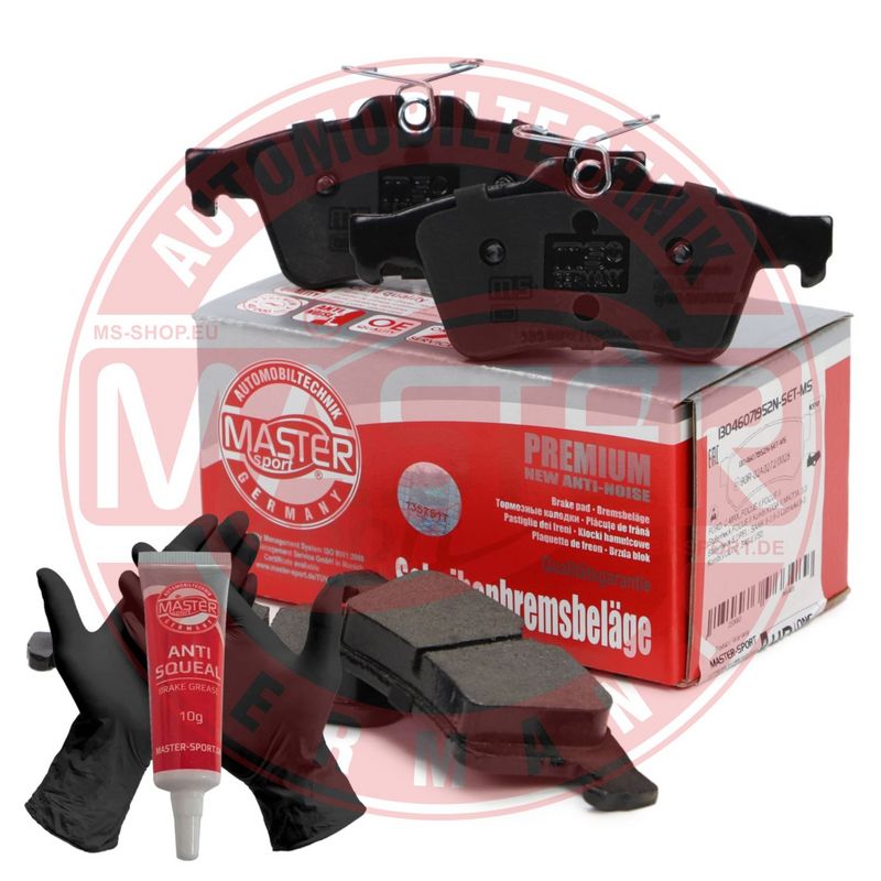 set placute frana,frana disc MASTER SPORT 13046071952N-SET-MS