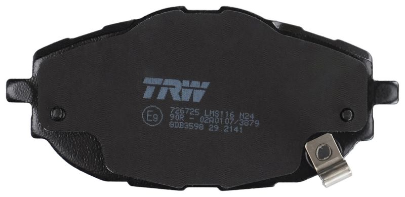 TRW GDB3598 Brake Pad Set, disc brake
