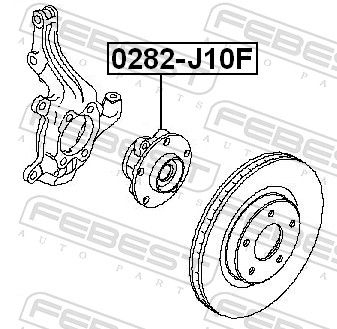 FEBEST 0282-J10F Wheel Hub