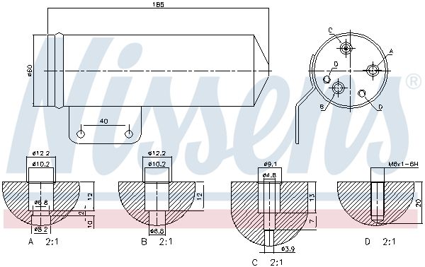 NISSENS 95193 Dryer, air conditioning