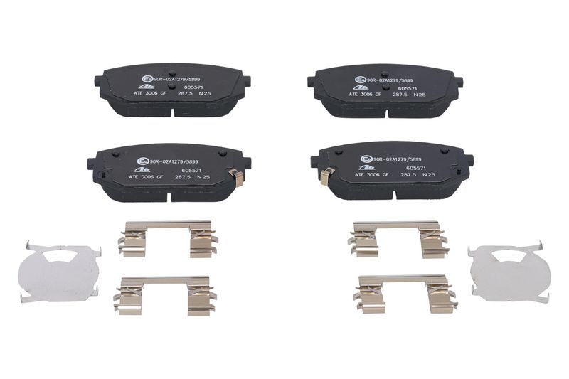 Piduriklotsi komplekt, ketaspidur, ATE 13.0460-5571.2