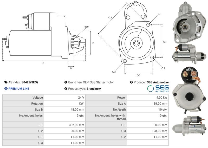 AS-PL S0429(SEG) Starter