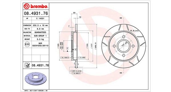 MAGNETI MARELLI féktárcsa 360406024605