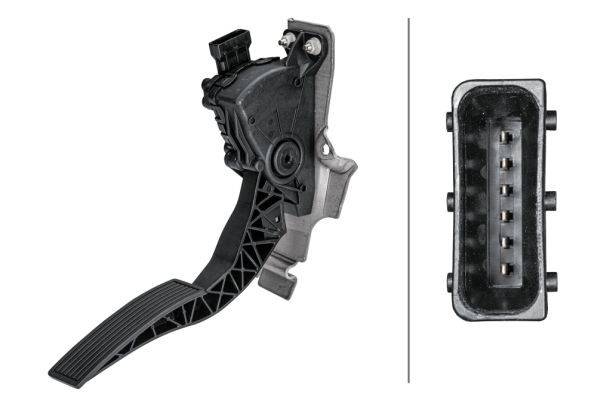 HELLA Sensor, accelerator pedal position 6PV 358 156-001