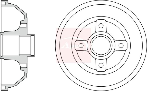 APEC Brake Drum DRM9926