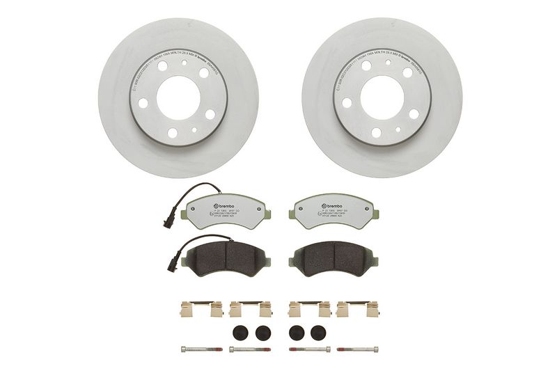 Pidurikomplekt, ketaspidur, BREMBO KT10047