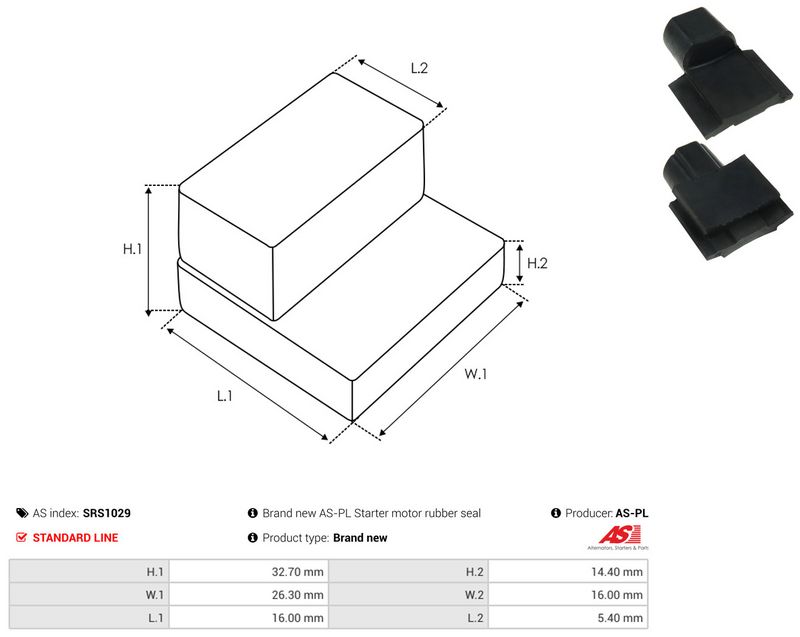 AS-PL SRS1029 Repair Kit, starter