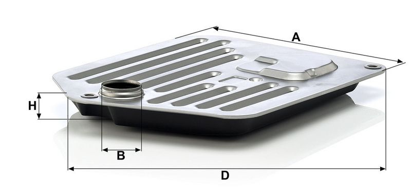 Hüdraulikafilter, automaatkäigukast, MANN-FILTER H 2522 x KIT