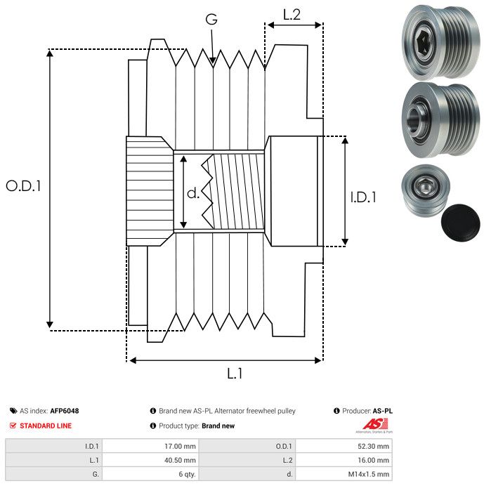 Generaatori vabakäik, AS-PL AFP6048
