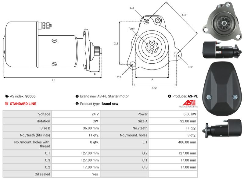AS-PL S0065 Starter